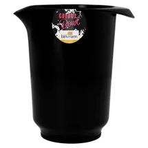 RBV Birkmann Birkmann, Colour Bowls Rührbecher, schwarz, 1,0 Liter, Melamin, kratzfest, standfest, nachhaltig, 709362