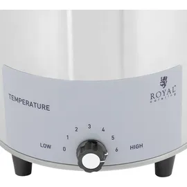 Royal Catering Saucenspender mit Heizfunktion 4,5 l 550 W, - Silber