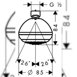 Hansgrohe Crometta 85 1jet (28423000)