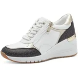 Marco Tozzi Sneaker Freizeit mit Keilabsatz, Weiß 41