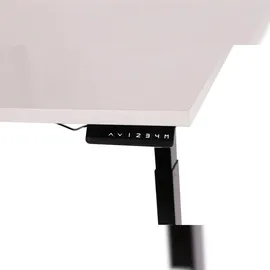 Szagato Schreibtisch elektrisch höhenverstellbar BxTxH: 120x80x(64,5-129,5)cm anthrazit, mit Memory-Funktion inkl. Tischplatte Stärke 2,5 cm