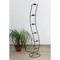 DanDiBo Ambiente Kerzenleuchter SW102 Metall Schwarz
