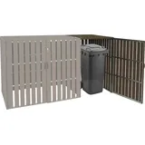 MCW Mülltonnenbox MCW-J28 115 x 76 x 66 cm braun