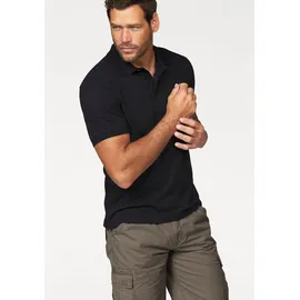 MAN'S WORLD Poloshirt schwarz 5XL