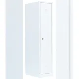 Lüllmann Spind Garderobenschrank 180x41,5x50 cm weiß
