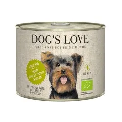 DOG'S LOVE BIO 6x200g Huhn mit Buchweizen & Sellerie