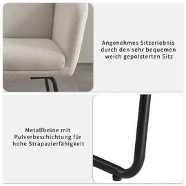 INOSIGN Esszimmerstuhl Sphere Polyester beige 2er Set