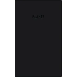 ZETTLER Taschenplaner 530 9,5x16cm 1 Monat/2 Seiten schwarz Register 2026