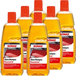 6x 1 Liter Sonax Glanzshampoo Autoshampoo Pflege Handwäsche Reiniger: Sonax: 03143000 (314300)