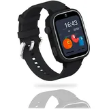 AngelTech Kinder SmartWatch Ultra – Slim Size – 4G - GPS Uhr für Kinder - 1GB RAM – 8GB ROM - Smartwatch für Kinder - Inklusive SIM-Karte -... - Schwarz