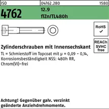 Industrial Quality Supplies Zylinderschraube ISO 4762 M6 x 60 200 Stück
