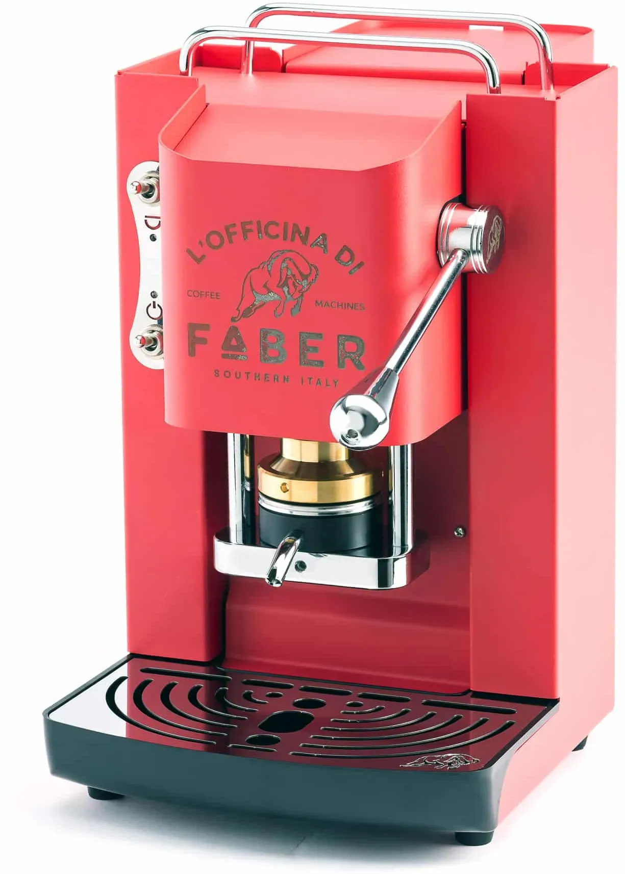 FABER-CASTELL Faber Italia Pro Deluxe, Pod-Kaffeemaschine, 1,3 l, Kaffeepad, 500