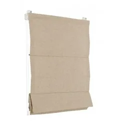 Raffrollo Faltrollo 50x175 cm Natur Jalousie Premium