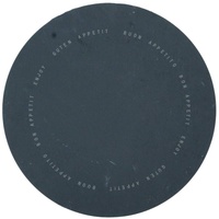 räder Dining Schieferplatte Guten Appetit Untersetzer 32 cm schwarz