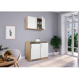 Respekta Levin Glaskeramik-Kochfeld links weiß