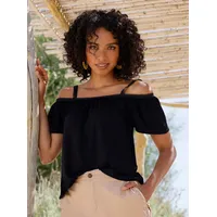 Heine Shirt Schwarz 44