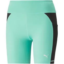 PUMA Fit 5" enge Shorts Damen 76 - electric peppermint/puma black L