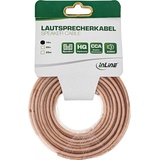 InLine Lautsprecherkabel 2x 2,5mm² CCA transperant 10m (98310T)