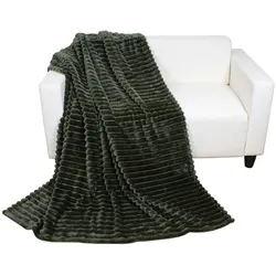 Wohndecke Kuscheldecke Wolldecke Sofadecke Cord Optik 150x200cm