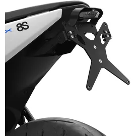 Zieger Kennzeichenhalter X-Line für Motorrad Suzuki GSX-8S, 8R, 8T, 8TT Schwarz