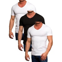 Jack & Jones T-Shirt (Spar Set, 3er-Pack) in Unifarben weiß L
