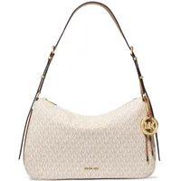 Michael Kors Nolita Md Tz Conv Shldr Schultertaschen Canvas Beige