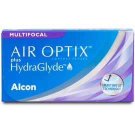 Alcon Air Optix plus HydraGlyde Multifocal 3 St. / 8.60 BC / 14.20 DIA / -10.00 DPT / Medium ADD
