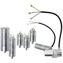 Hydra MKP_285_MAB 3uF 25x48 1 St. MKP-Motorkondensator 3 μF 450 V/AC 5 % (Ø x L) 25 mm x 48 mm