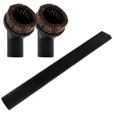 FixedByU - Staubsauger Düsen Set maxi 35cm inkl. 2x Saugpinsel Naturhaar Rosshaar