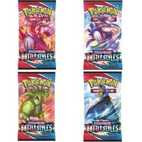 Pokemon Karten Booster Packs (4 Verschiedene Modelle) - Battle Styles - Englisch