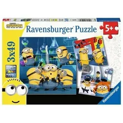 RAVENSBURGER 05082 Witzige Minions - 3x49 Teile Puzzle