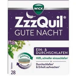 WICK ZzzQuil Gute Nacht Ein- und Durchschlafen TAB 28 St