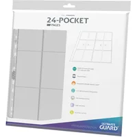 Ultimate Guard 24-Pocket QuadRow Seiten für Sammelkarten (10 Stück)