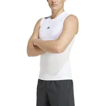 adidas Techfit Compression Training Sleeveless T-shirt White, S