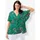 Inspirationen Druckbluse grün 54
