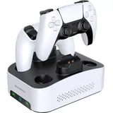 GRAUGEAR G-3506-CG-4TB Festplattengehäuse + Ladestation (3.5"), Festplattengehäuse, Weiss