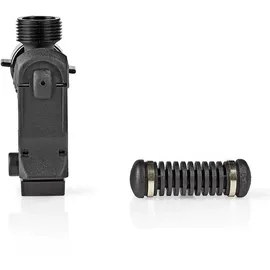 Nedis Elektronischer Aqua Stop, 3/4" Aussengewinde, 3/4" Innengewinde, Schwarz