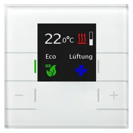 MDT SCN-RTRGW.02 Raumthermostat Smart mit Farbdisplay, Weiß