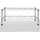 casa pura Weinregal Trentino 62 x 25 x 31 cm Silber