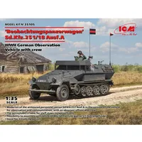 ICM 'Beobachtungspanzerwagen' Sd.Kfz.251/18 Ausf.A, WWII German Observation Vehicle with