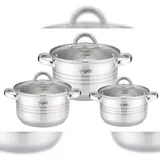 Platinum Topf-Set 6-tlg. Kochtopf + Deckel