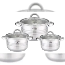 Platinum Topf-Set 6-tlg. Kochtopf + Deckel