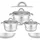 Platinum Topf-Set 6-tlg. Kochtopf + Deckel