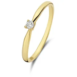 Isabel Bernard Ring De La Paix Céline - 585 gold diamant 0.05 karat 60 Damen 