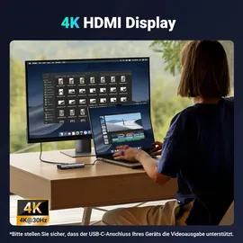 UGREEN Revodok Pro 107 USB C Dockingstation HDMI,