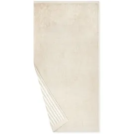 Ross Doubleface, Uni/Streifen Kinderhandtuch 50 x 100 cm beige