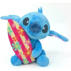Stich: Stofftier mit Surfbrett - 35 cm