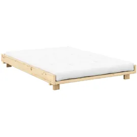 Karup Social Bed 148 x 204 cm Beige/Rosa