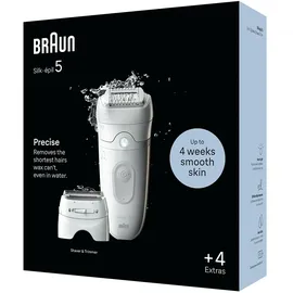 Braun Silk-épil 5 5-041 Weiß/Grau