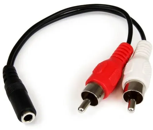Startech Kabel Adapter 15Cm Audio Stereo Audio Mini J